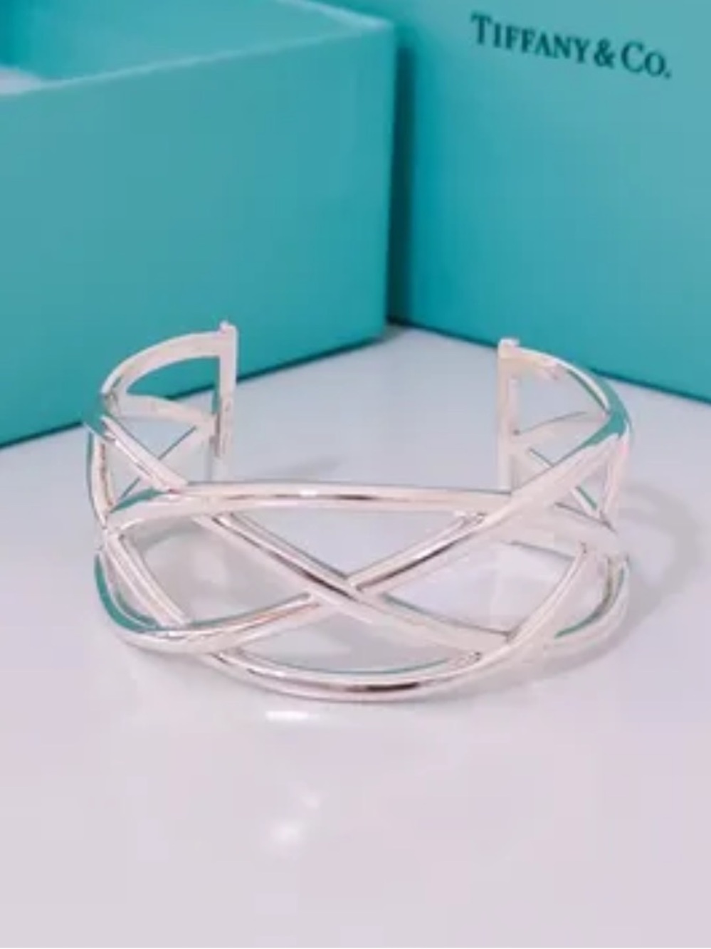 Tiffany & Co. Woven Celtic
Knots Cuff Bracelet in
Sterling Silver